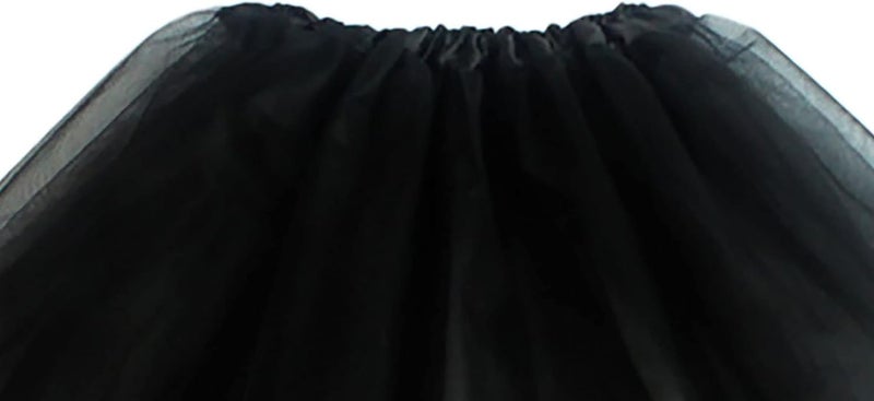 Ayhcclth Girls Tutu Classic Elastic 3 or 4 Layered Tulle Skirt Tutu for Toddler Girl, 2-8Years - Image 2